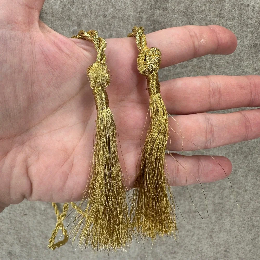 VTG Braided Rope Tassel Belt Womens 110